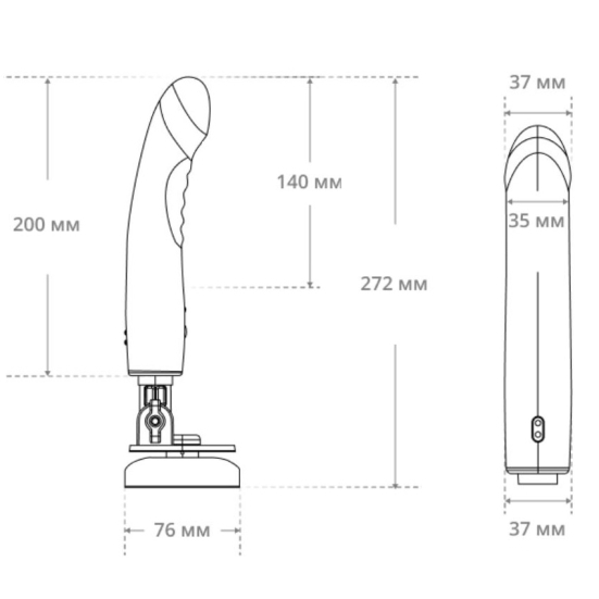 Вибратор Lovense Mission 2 сенсорный
