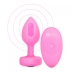 Вибро-пробка Vibrating Heart Shape Jewel Plug S-M